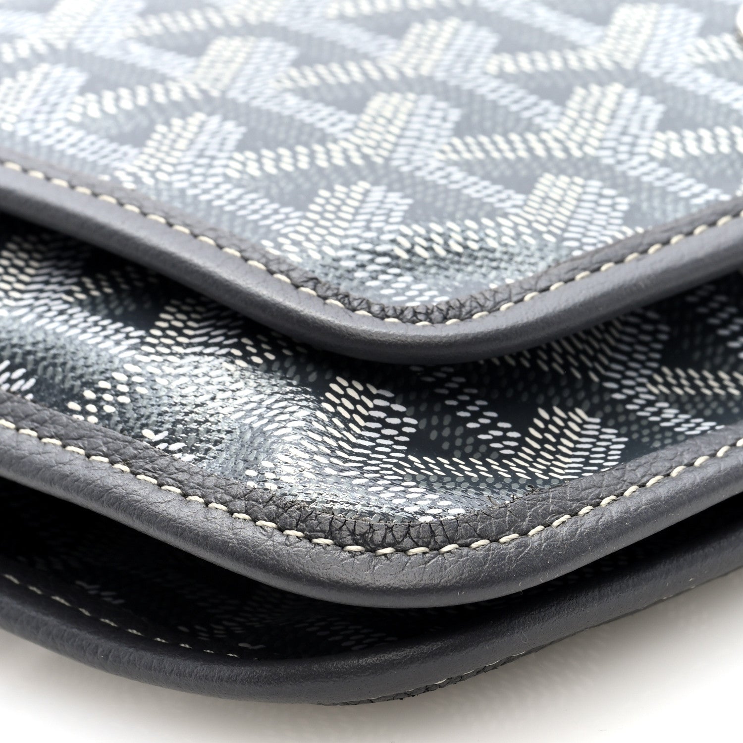 Goyard Goyardine Plumet Wallet Clutch Grey 8 of 9