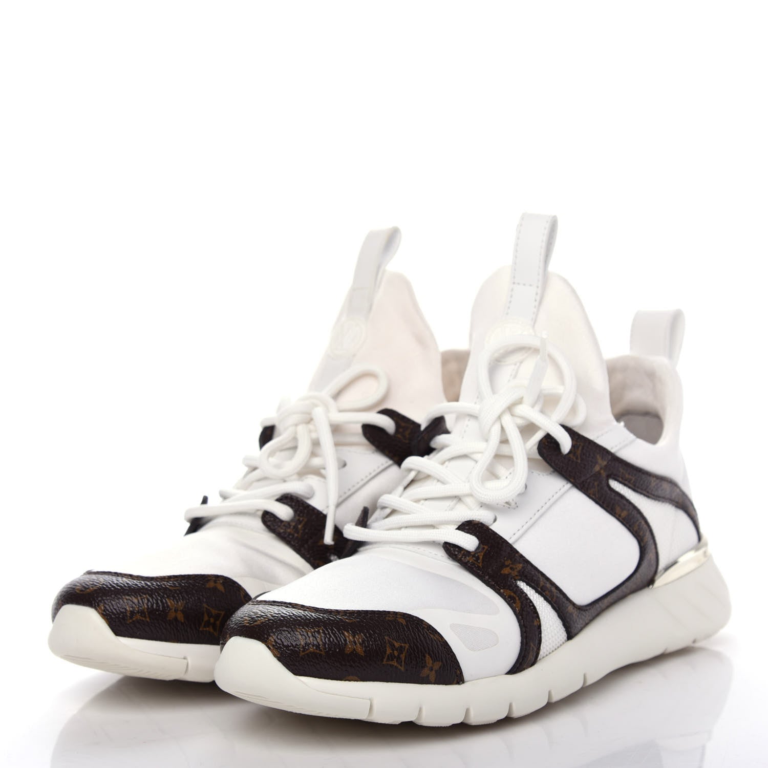 Louis Vuitton Technical Nylon Monogram Rubber Aftergame Sneakers 37 3 of 11