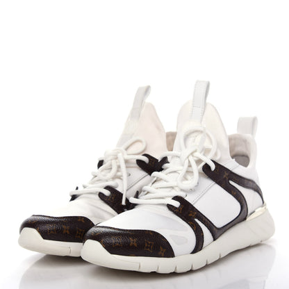Louis Vuitton Technical Nylon Monogram Rubber Aftergame Sneakers 37 3 of 11