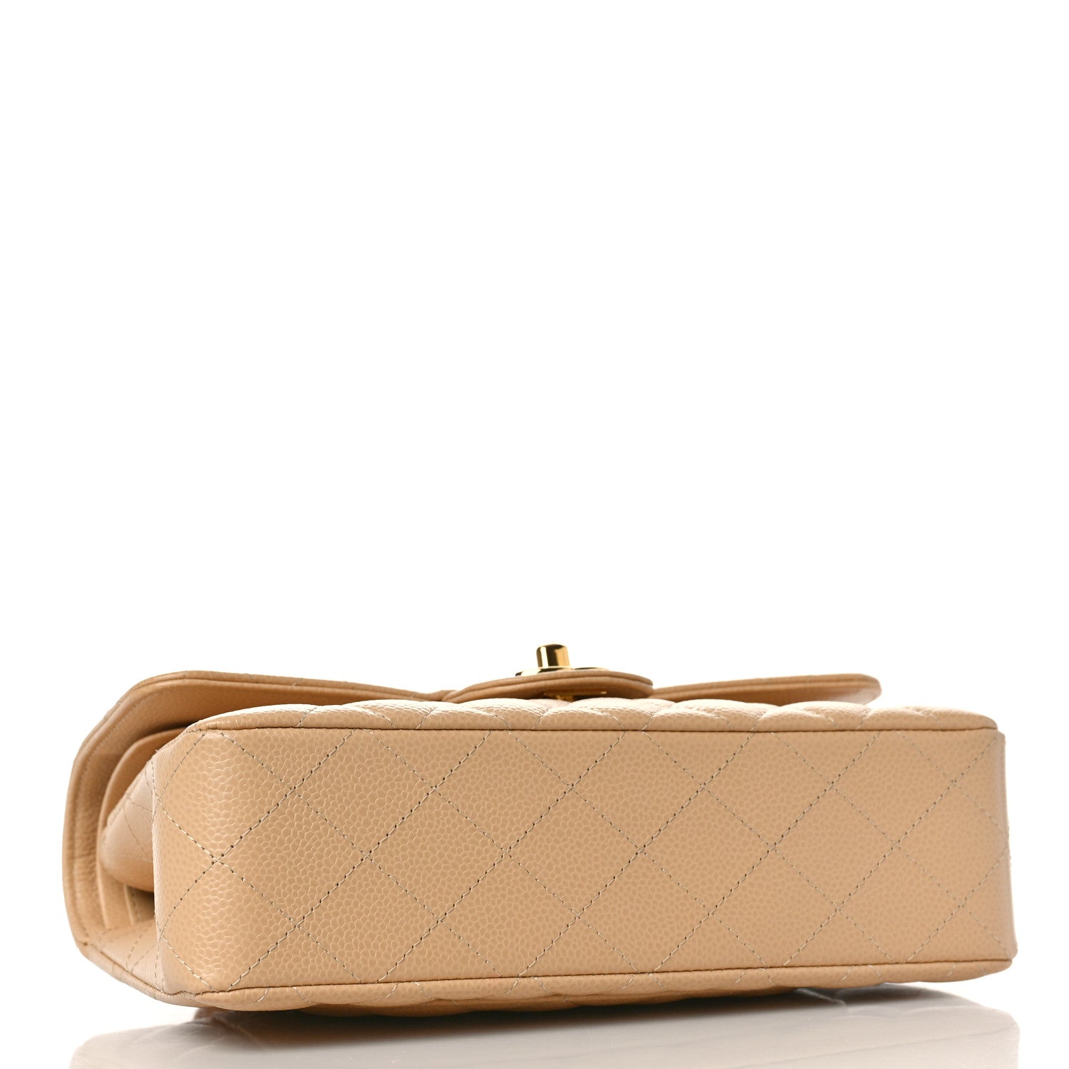 Chanel Caviar Quilted Small Double Flap Beige 4 of 10