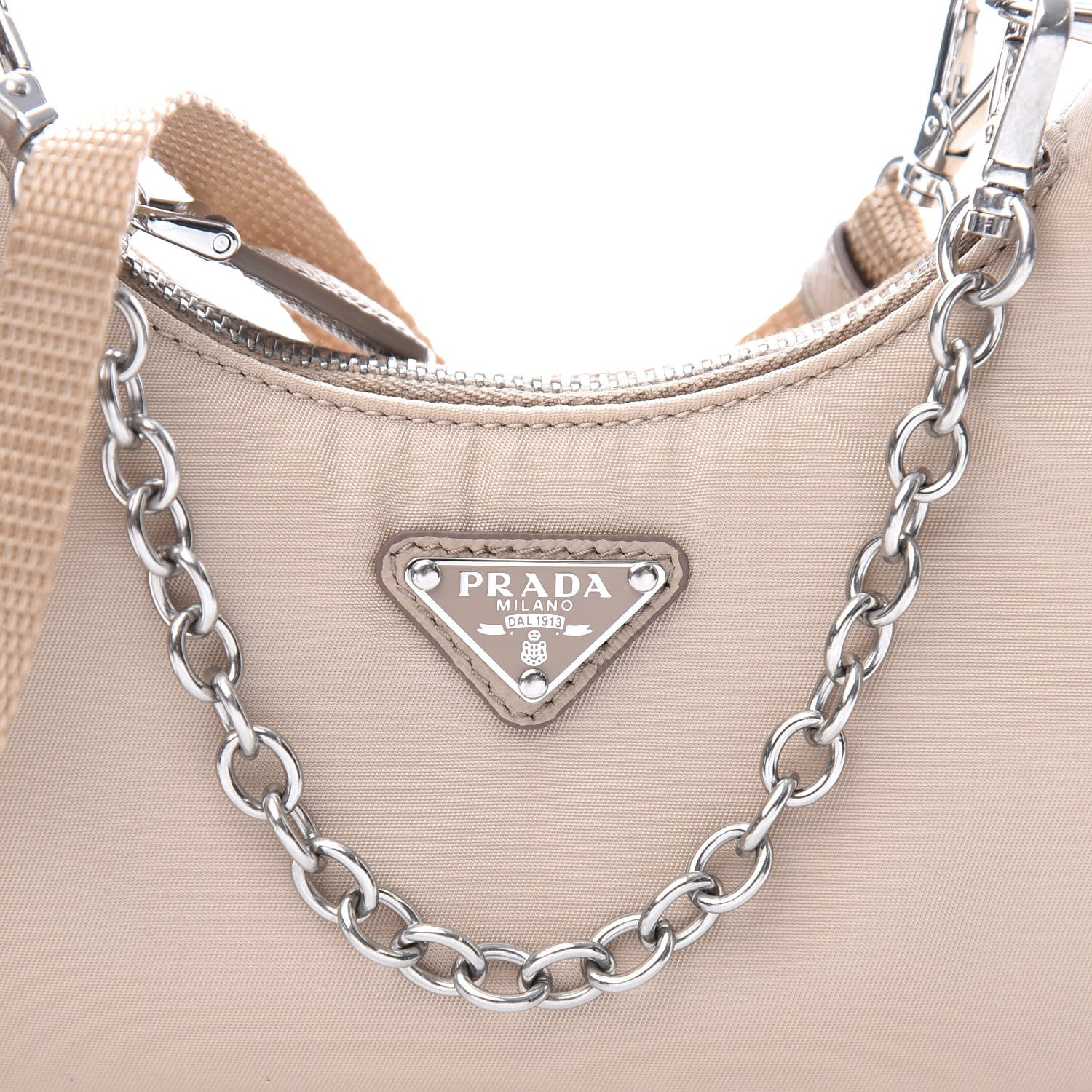Prada Tessuto Nylon Saffiano Mini Re-Edition 2000 Shoulder Bag Cammeo 9 of 11
