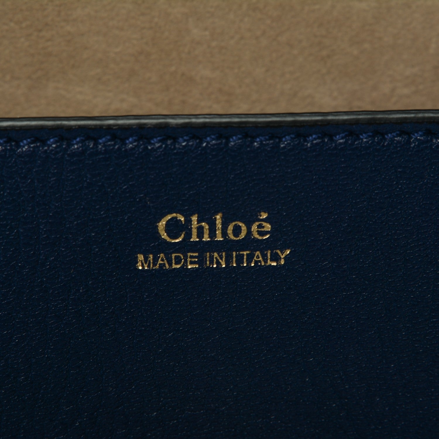 Chloe Grained Lambskin Mini Drew Shoulder Bag Royal Navy 6 of 6