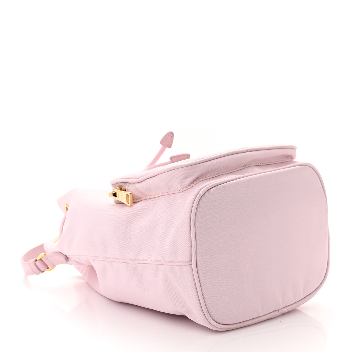 Prada Re-Nylon Saffiano Duet Bucket Crossbody Bag Alabastro 4 of 13