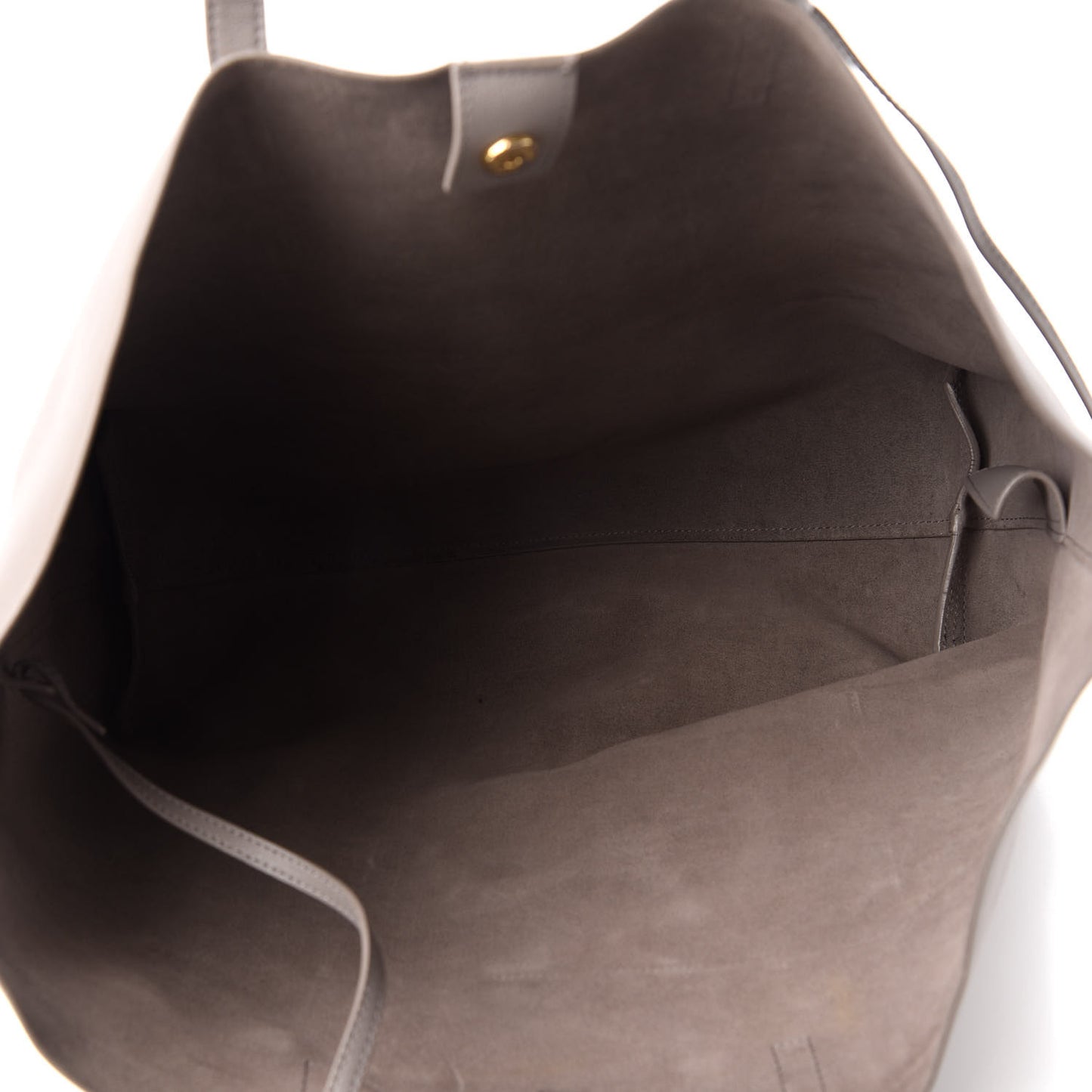 Calfskin Large Shopping Tote Earth