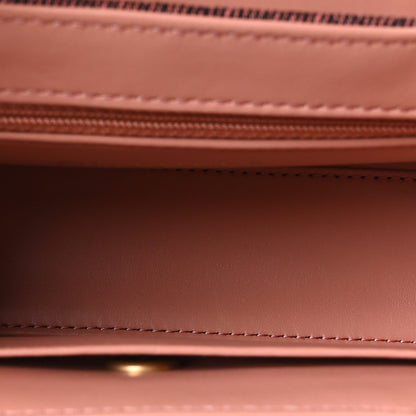 Chanel Denim Quilted Nano Kelly Shopper Orange Black 5 of 11