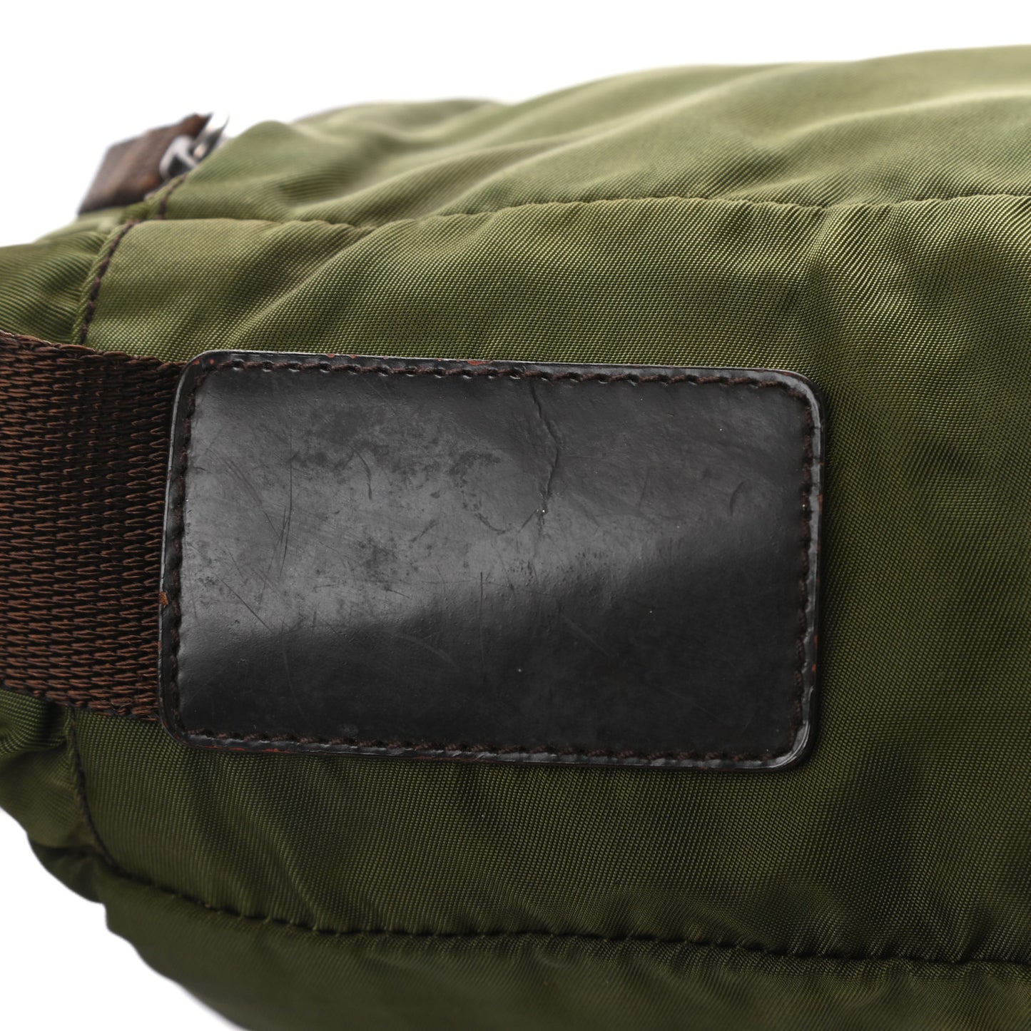 Nylon Vela Messenger Bag Ebano