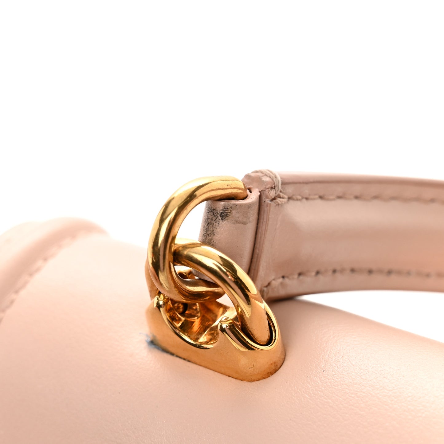 Smooth Calfskin Small Devotion Envelope Top Handle Bag Cipria