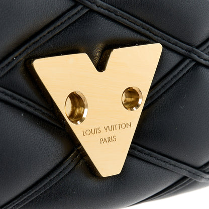 Louis Vuitton Lambskin Malletage Pico GO-14 Black 7 of 10