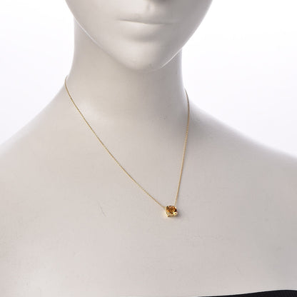 Tiffany 18K Yellow Gold Citrine Sparklers Pendant Necklace 2 of 6