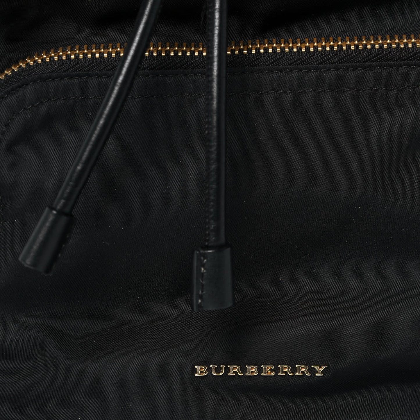 Nylon Medium Rucksack Backpack Black