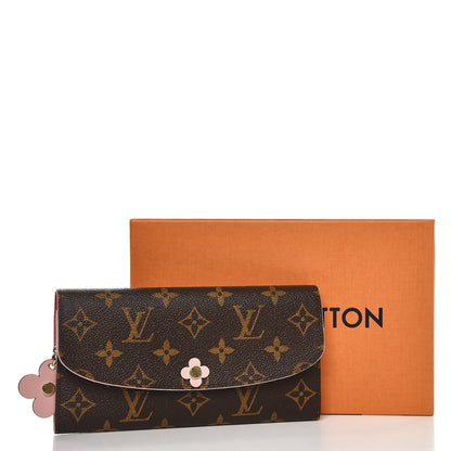 Louis Vuitton Monogram Bloom Flower Emilie Wallet 7 of 7