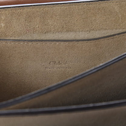 Chloe Suede Calfskin Small Faye Shoulder Bag Tobacco 8 of 11
