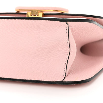 Valentino Garavani Grainy Calfskin Small VSling Shoulder Bag Water Rose 9 of 13