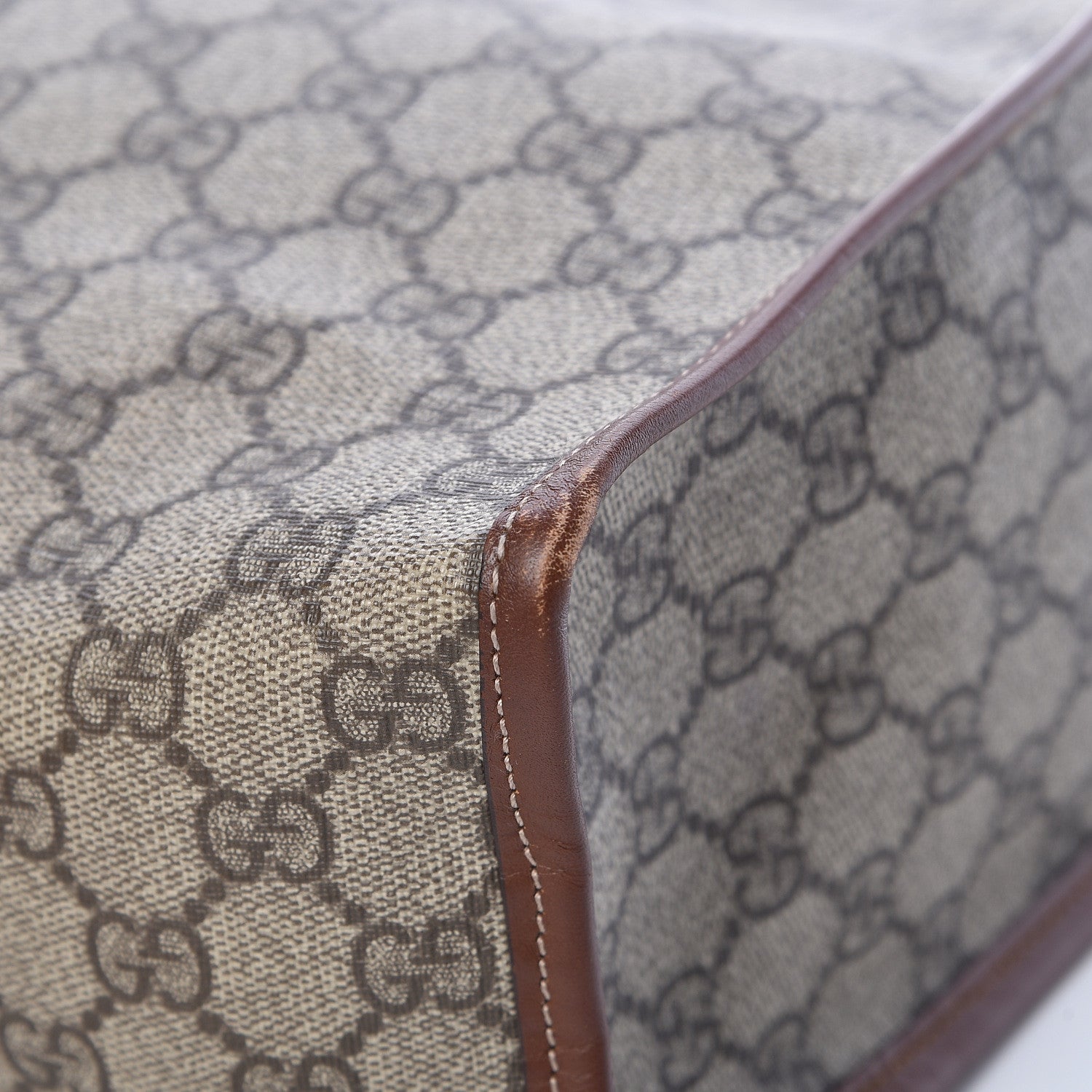 Gucci GG Plus Monogram Small Signature Web Loop Vertical Tote Light Brown 10 of 13