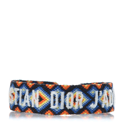 Christian Dior Woven Cotton J'Adior Friendship Bracelet 1 of 3