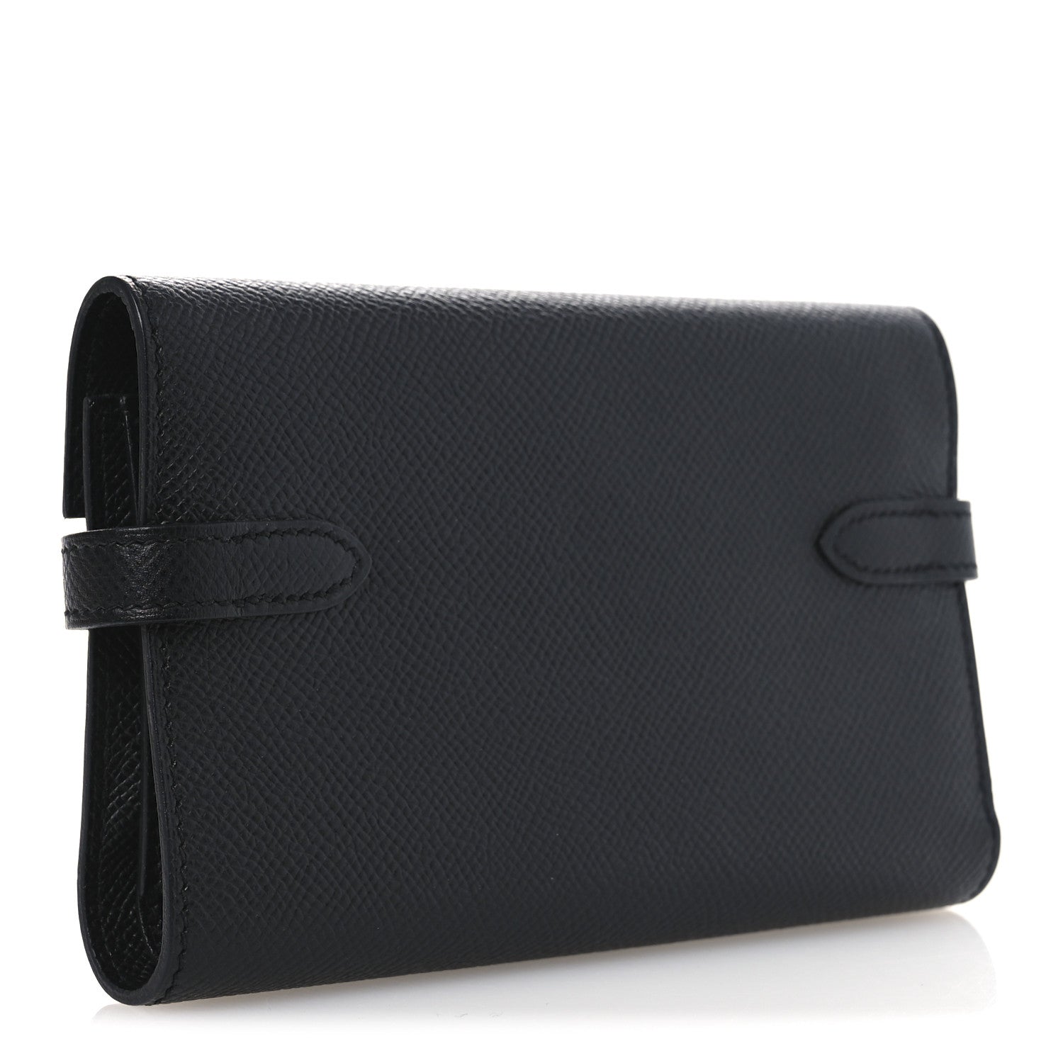 Hermes Epsom Medium Kelly Wallet Black 3 of 12