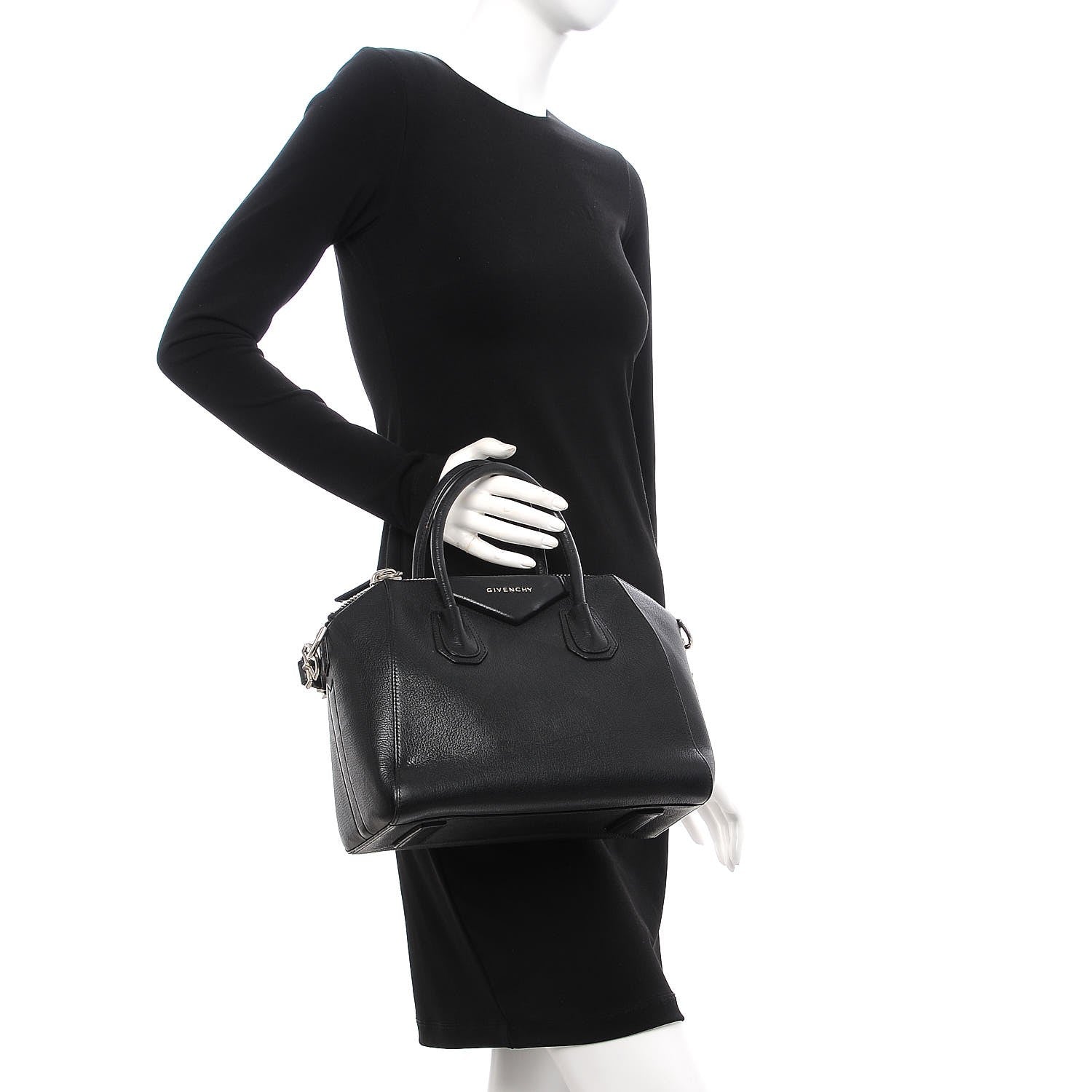 Givenchy Sugar Goatskin Small Antigona Black 3 of 18
