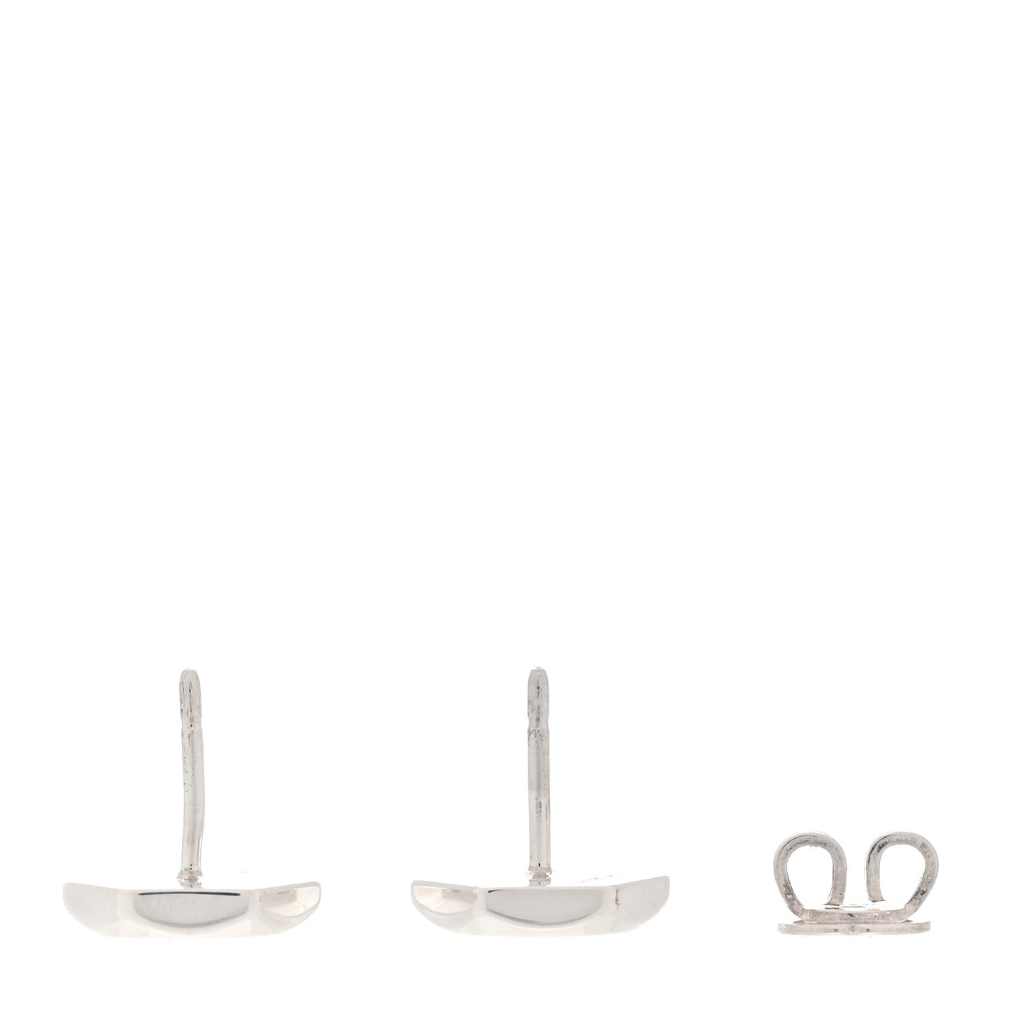 Sterling Silver Logo Trademark Earrings