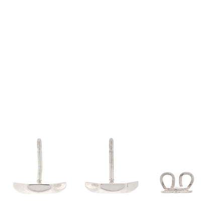 Gucci Sterling Silver Logo Trademark Earrings 3 of 4
