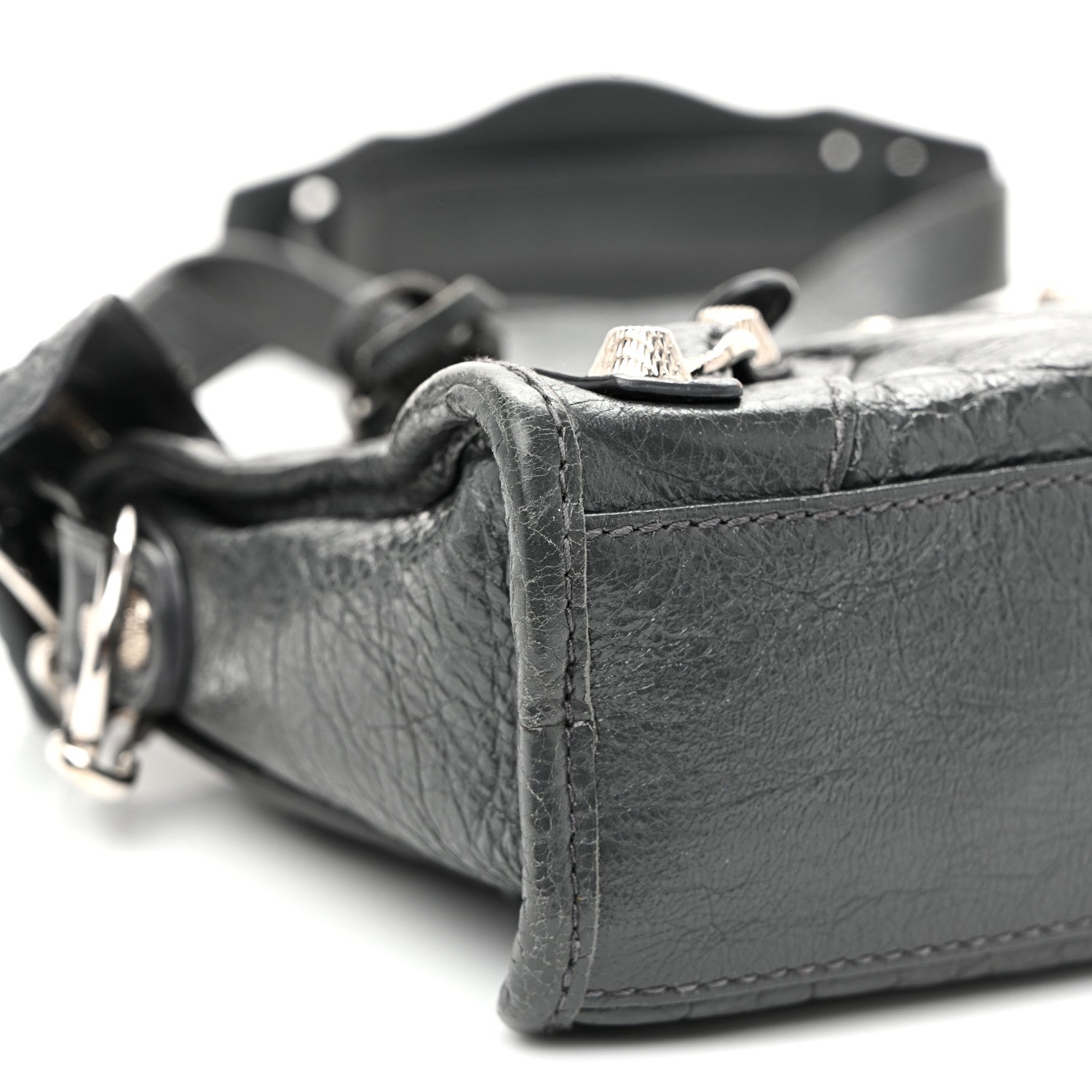 Balenciaga Agneau Giant 12 Silver Hardware Mini City Gris Fossile 10 of 11