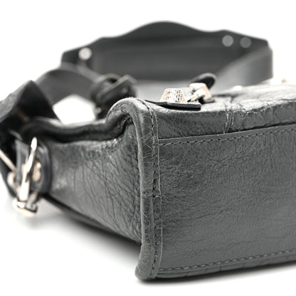 Balenciaga Agneau Giant 12 Silver Hardware Mini City Gris Fossile 10 of 11