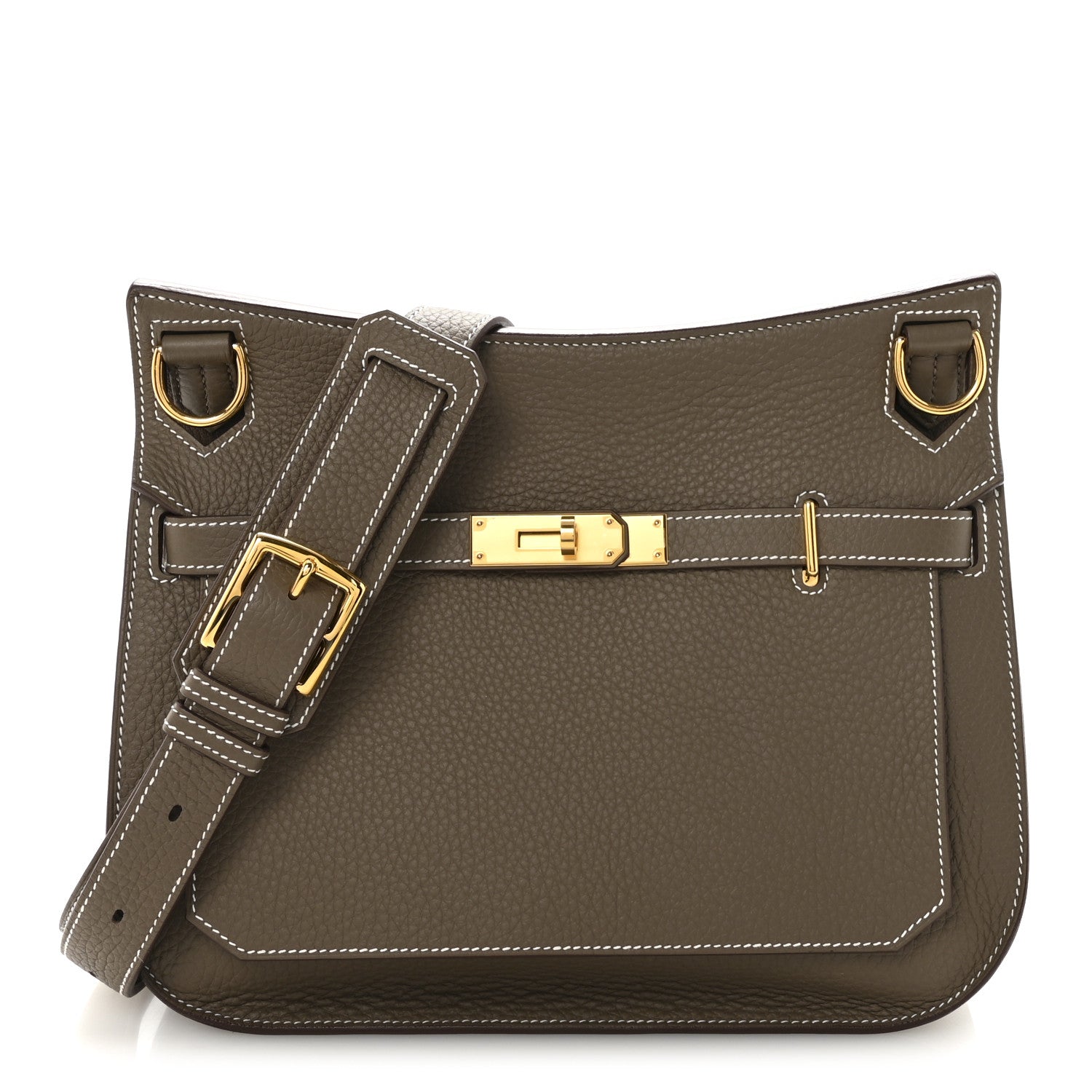Hermes Taurillon Clemence Jypsiere 28 Etoupe 1 of 9