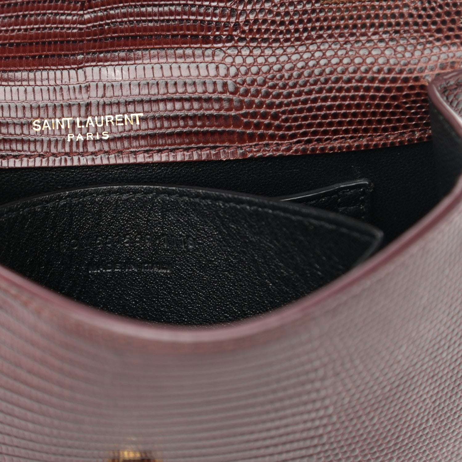 Saint Laurent Lizard Small Datcha Satchel Bag Brown 7 of 12