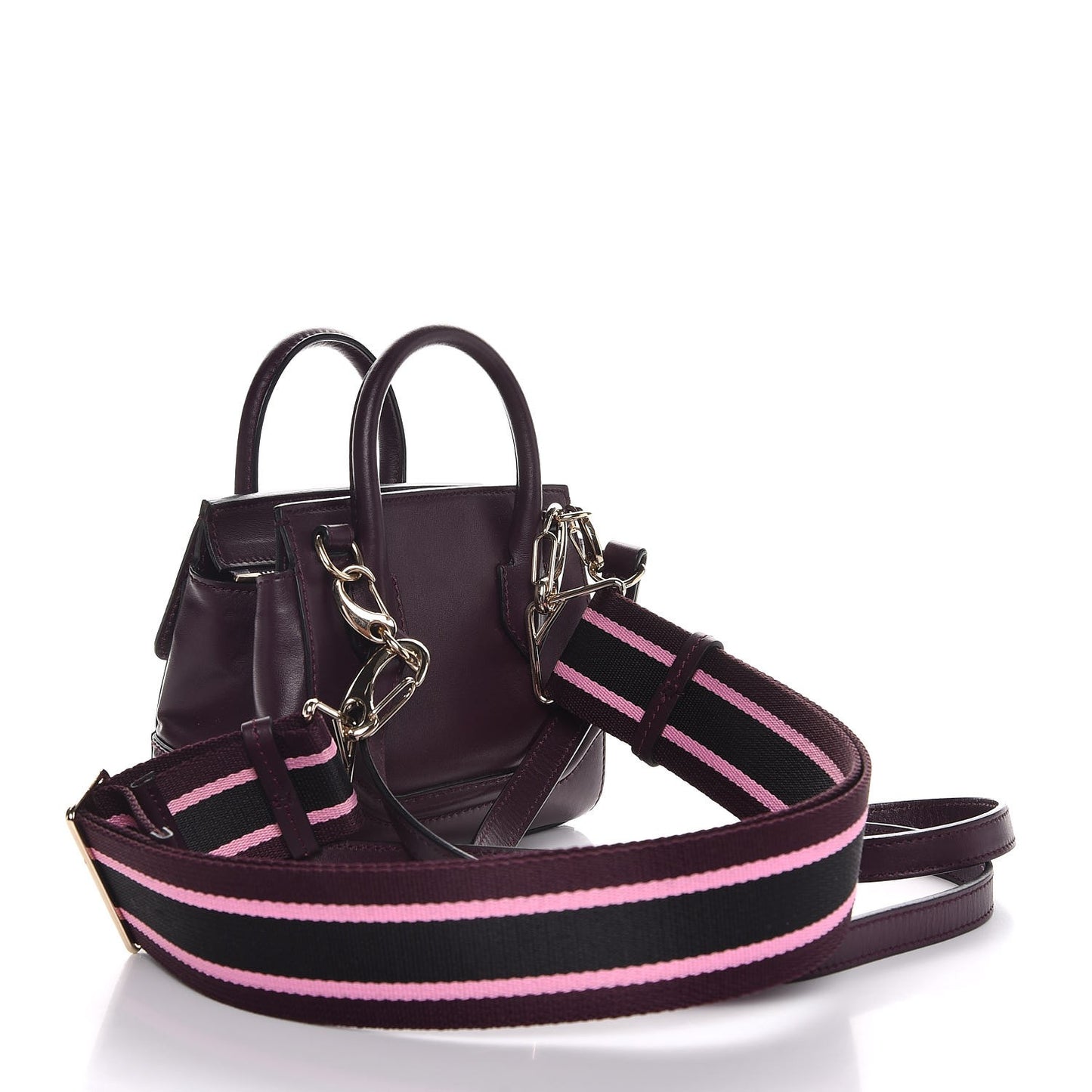 Calfskin Small Palazzo Empire Bag Burgundy