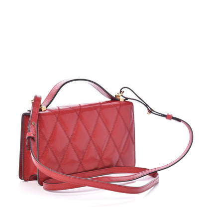 Givenchy Goatskin Quilted GV3 Strap Wallet Vermillon 3 of 12