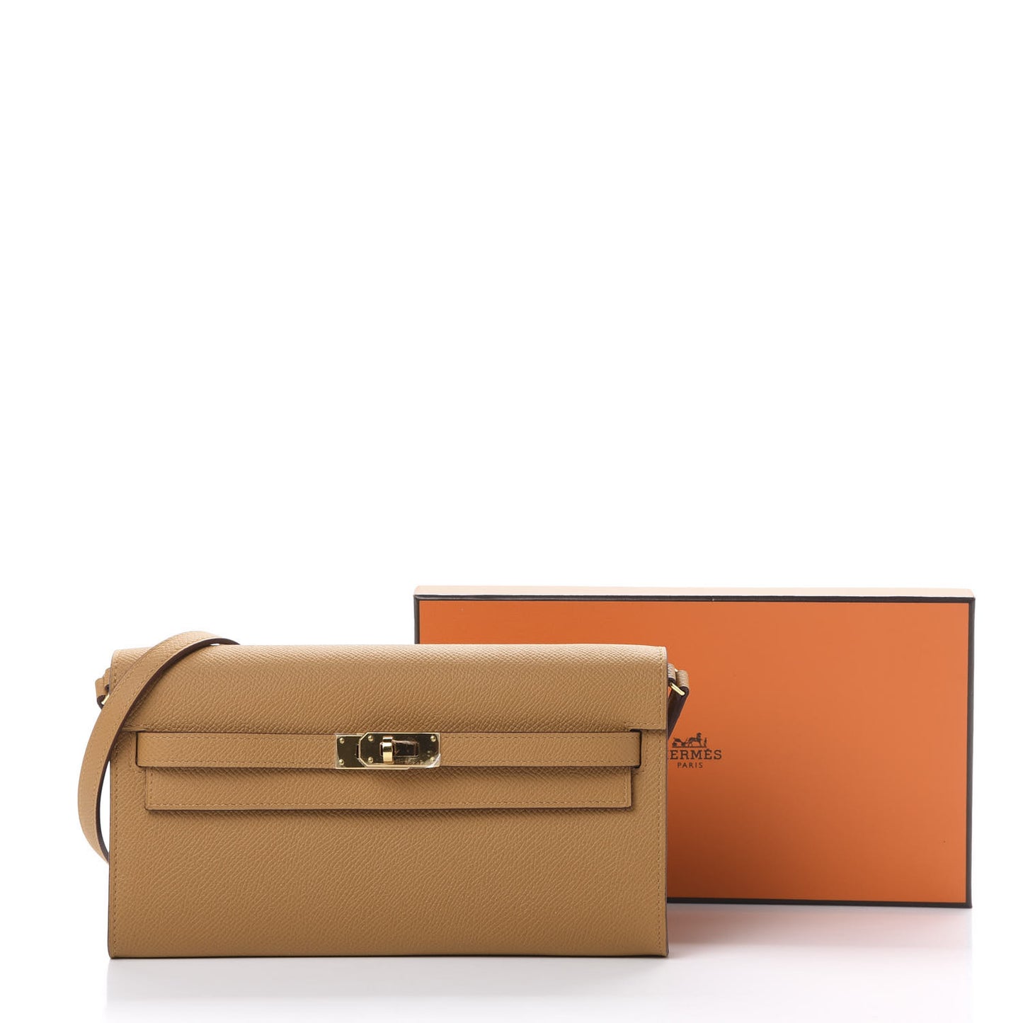 Epsom Kelly Wallet To Go Sesame