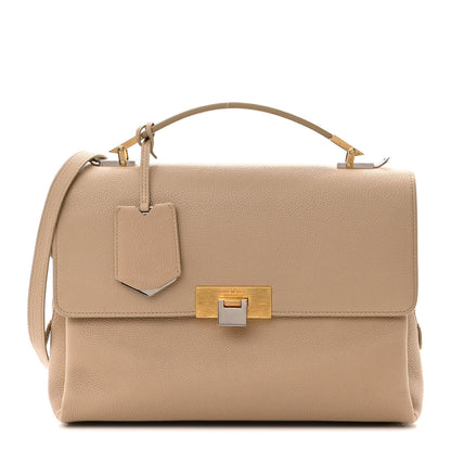 Balenciaga Grained Calfskin Le Dix Small Soft Cartable Beige Seigle 1 of 14