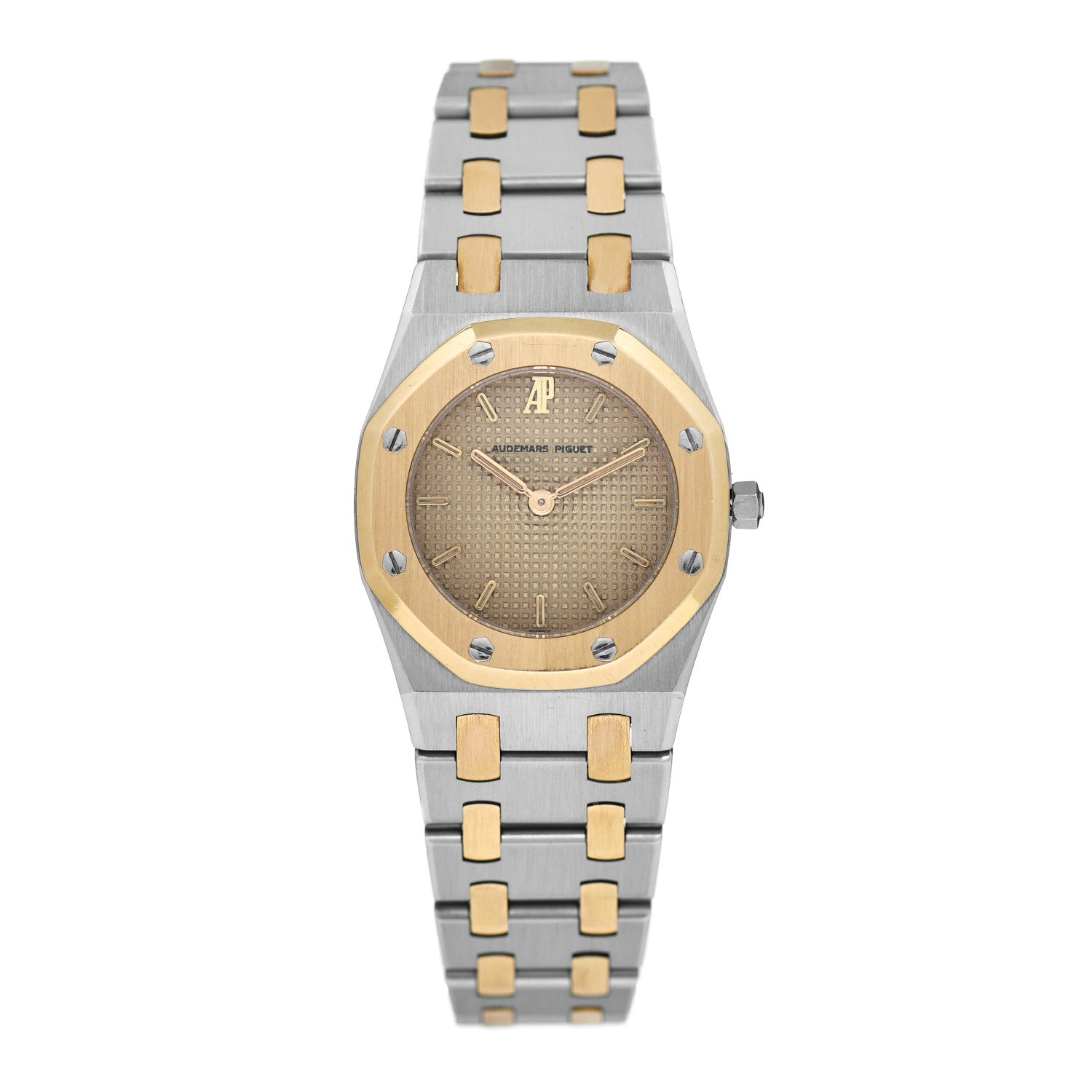 Audemars Piguet Stainless Steel 18K Yellow Gold 26mm Royal Oak Quartz Watch Champagne 66270SA.00.0722SA.01 1 of 4