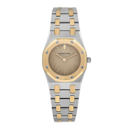 Audemars Piguet Stainless Steel 18K Yellow Gold 26mm Royal Oak Quartz Watch Champagne 66270SA.00.0722SA.01 1 of 4