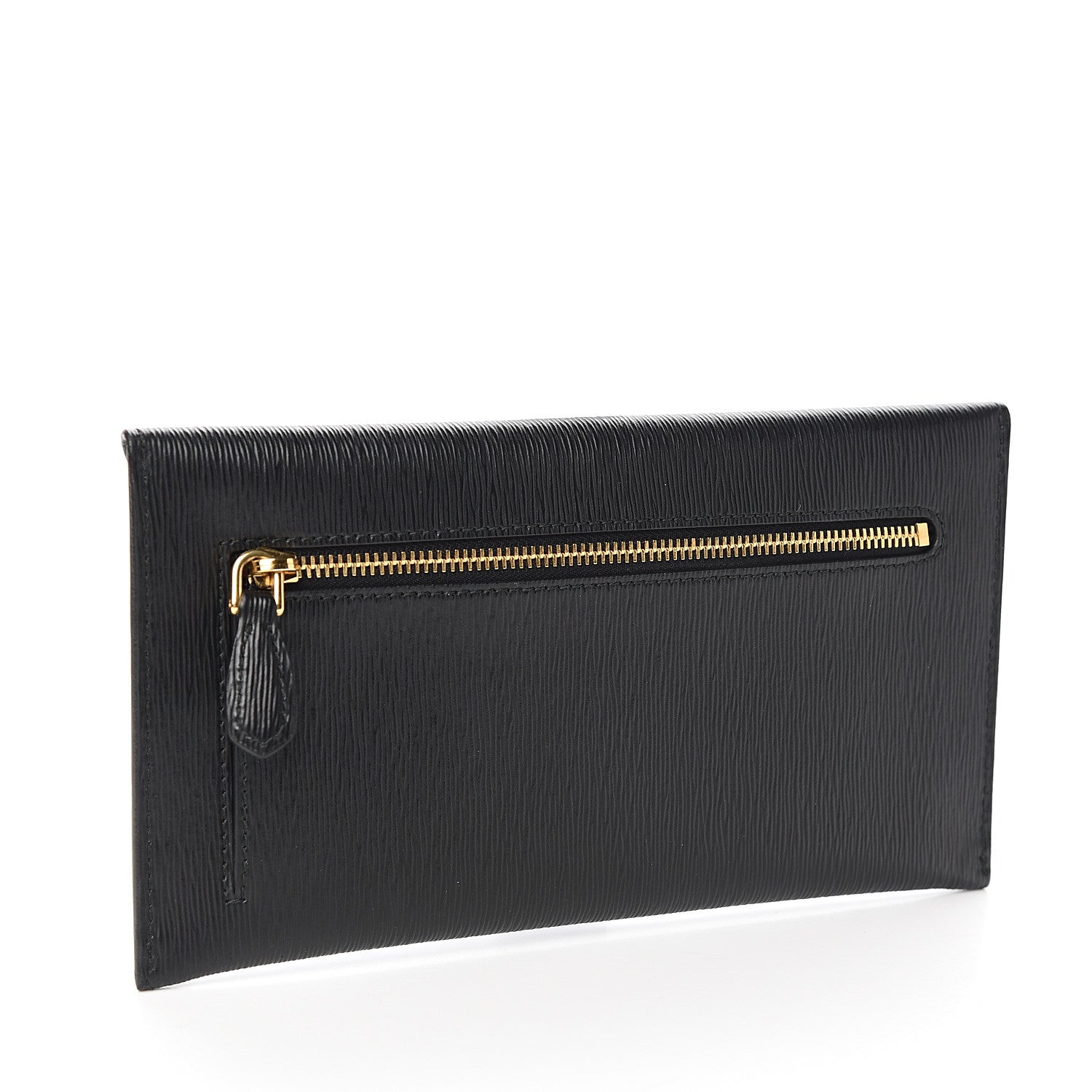 Prada Vitello Move Envelope Wallet Black 2 of 6