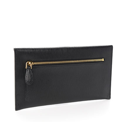 Prada Vitello Move Envelope Wallet Black 2 of 6