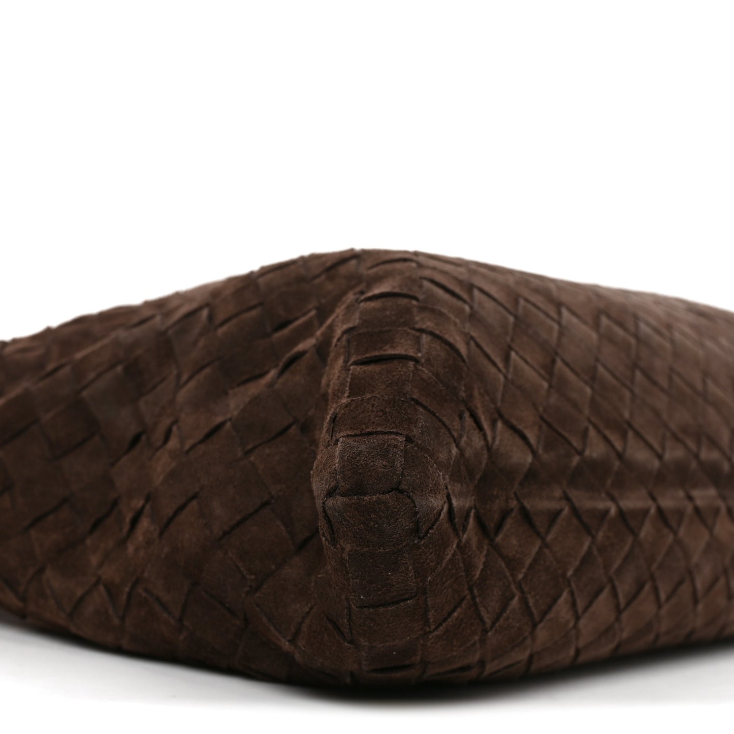 Suede Intrecciato Small Hop Fondant