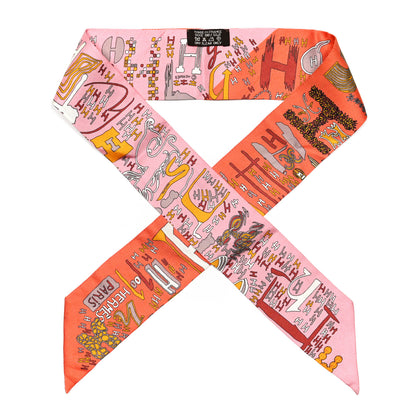 Hermes Silk 1001 H Twilly 1 of 4