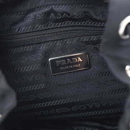 Prada Nylon Vela Medium Backpack Black 7 of 8