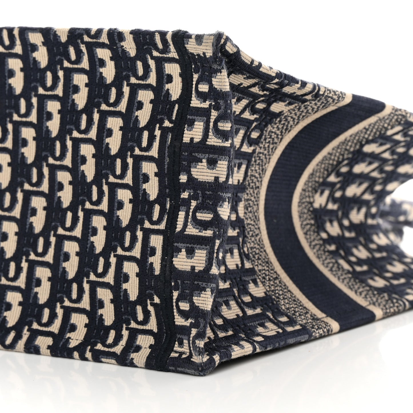 Oblique Medium Book Tote Blue Multicolor