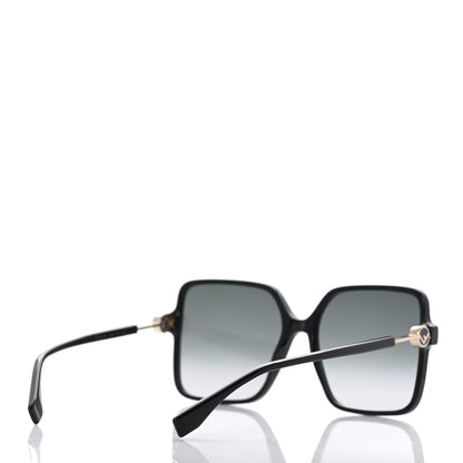 Fendi Square Sunglasses FF 0411/S Black 4 of 8