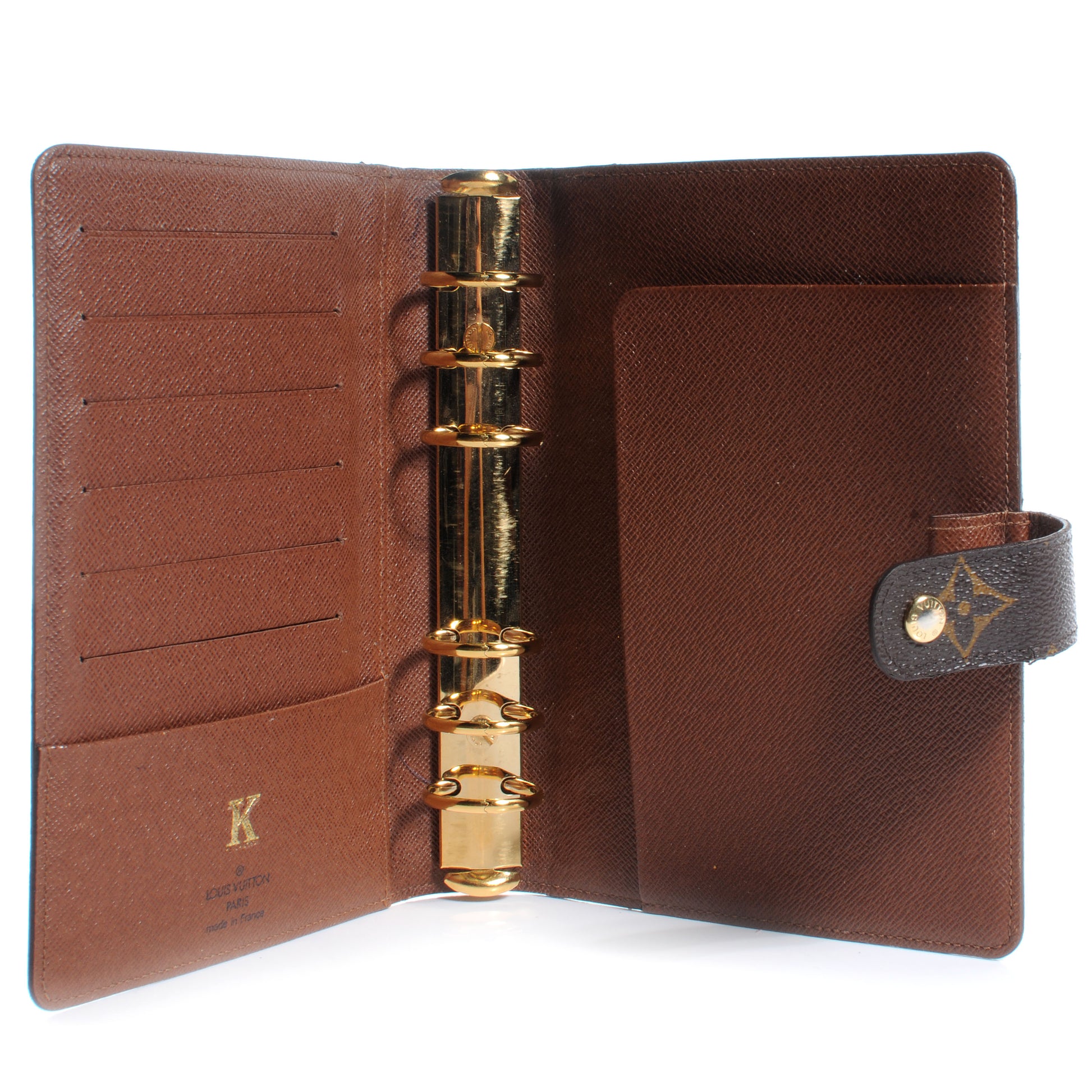 Louis Vuitton Monogram Agenda Medium Ring 5 of 7