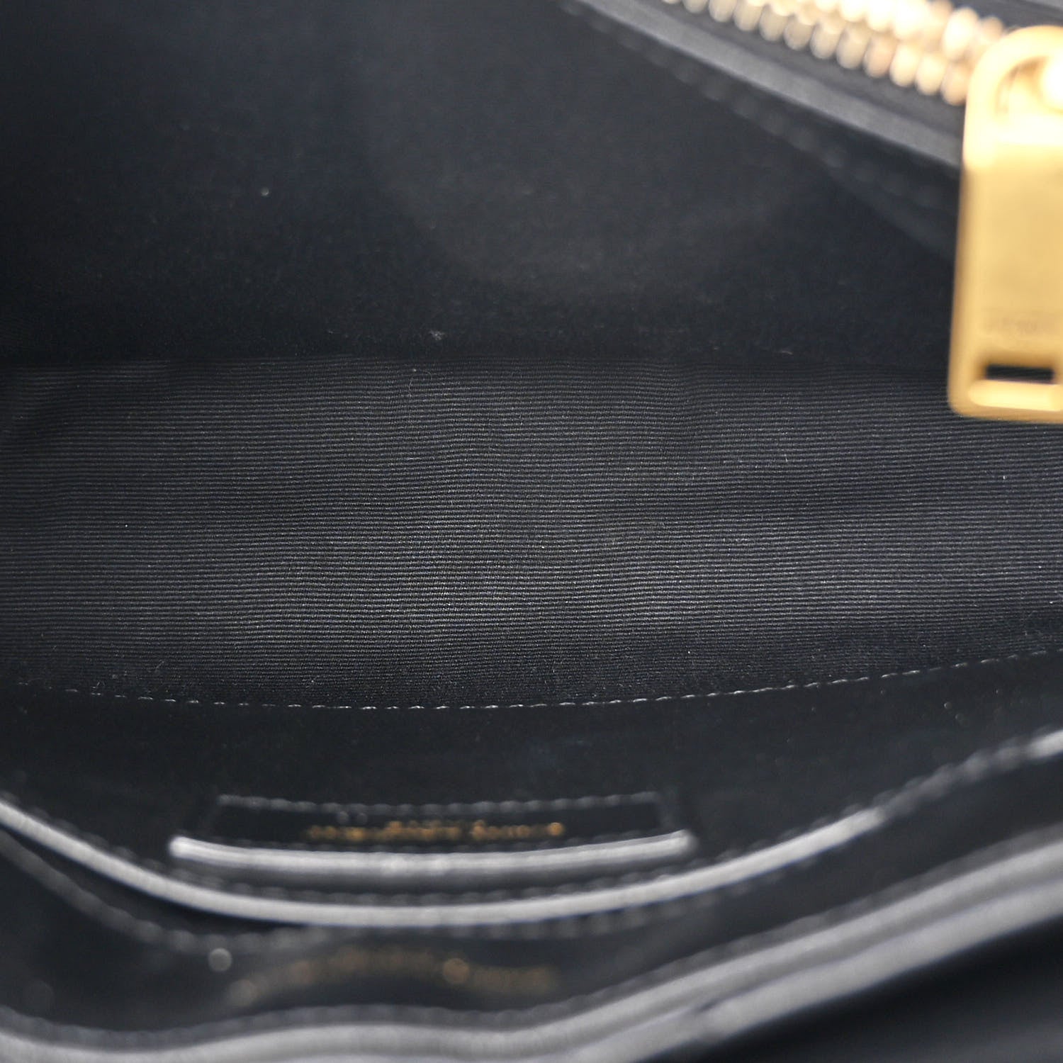Saint Laurent Calfskin Y Quilted Monogram Small Loulou Chain Satchel Black 6 of 12