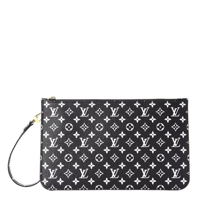 Louis Vuitton Monogram Giant Jungle Neverfull MM GM Pochette Black 1 of 7