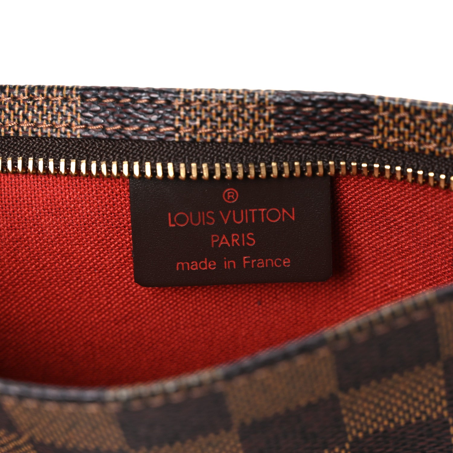 Louis Vuitton Damier Ebene Navona Pochette Accessories 6 of 10