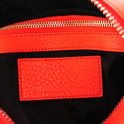 Alexander Wang Pebbled Lambskin Rocco Tangerine Pale Gold Hardware 6 of 8