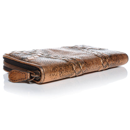 Bottega Veneta Cervo Zip Around Wallet Rame Ossidato 3 of 7