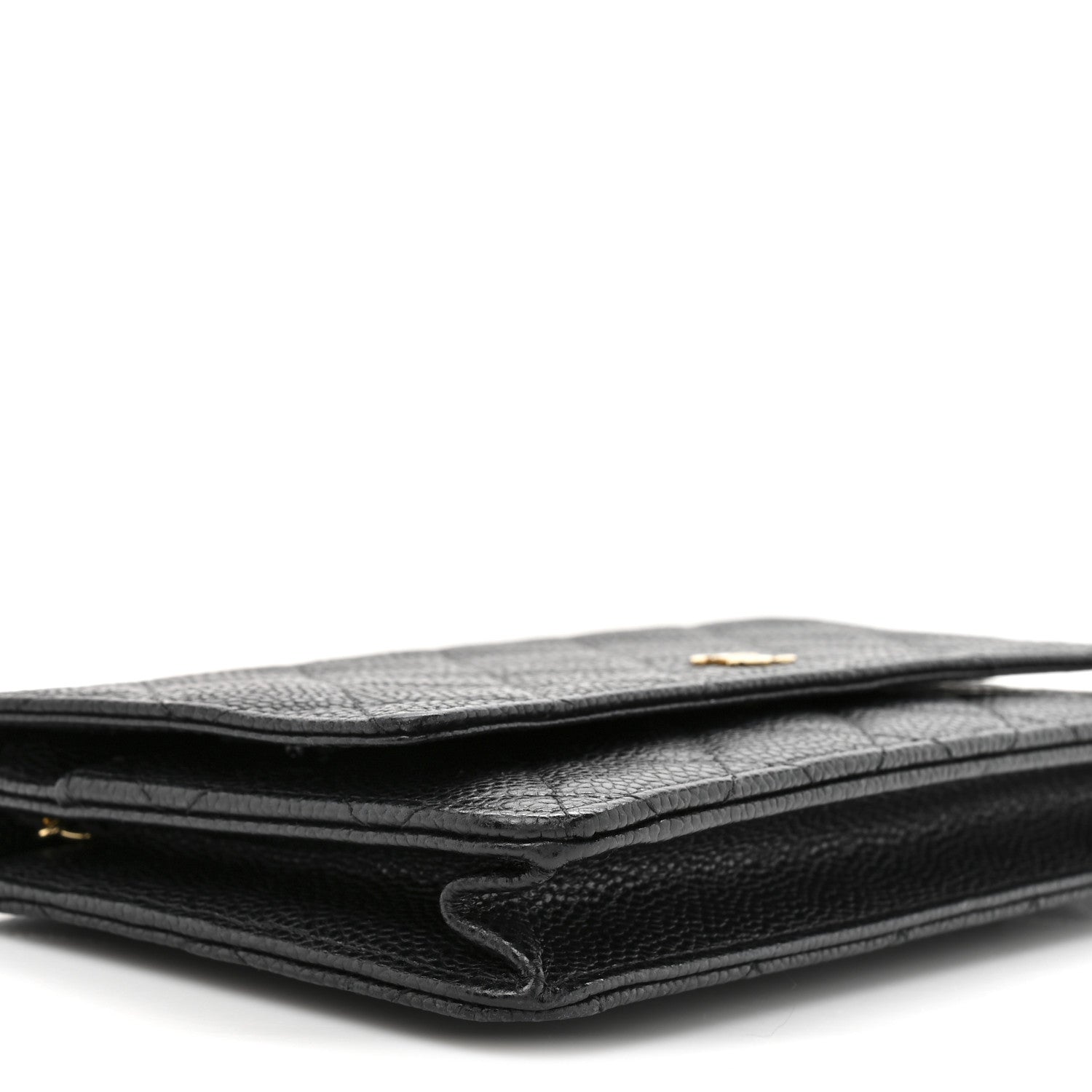 Chanel Caviar Quilted Wallet On Chain WOC Black 11 of 12