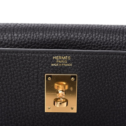 Hermes Togo Kelly Retourne 32 Black 8 of 11
