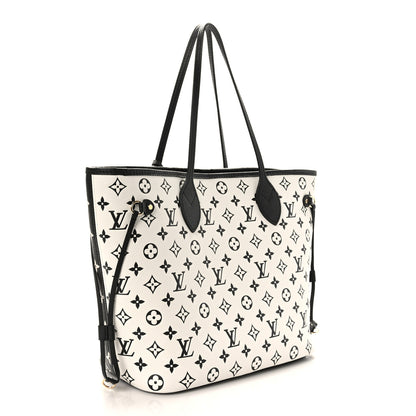 Louis Vuitton Empreinte Spring In The City Neverfull MM Black White Pink 4 of 9