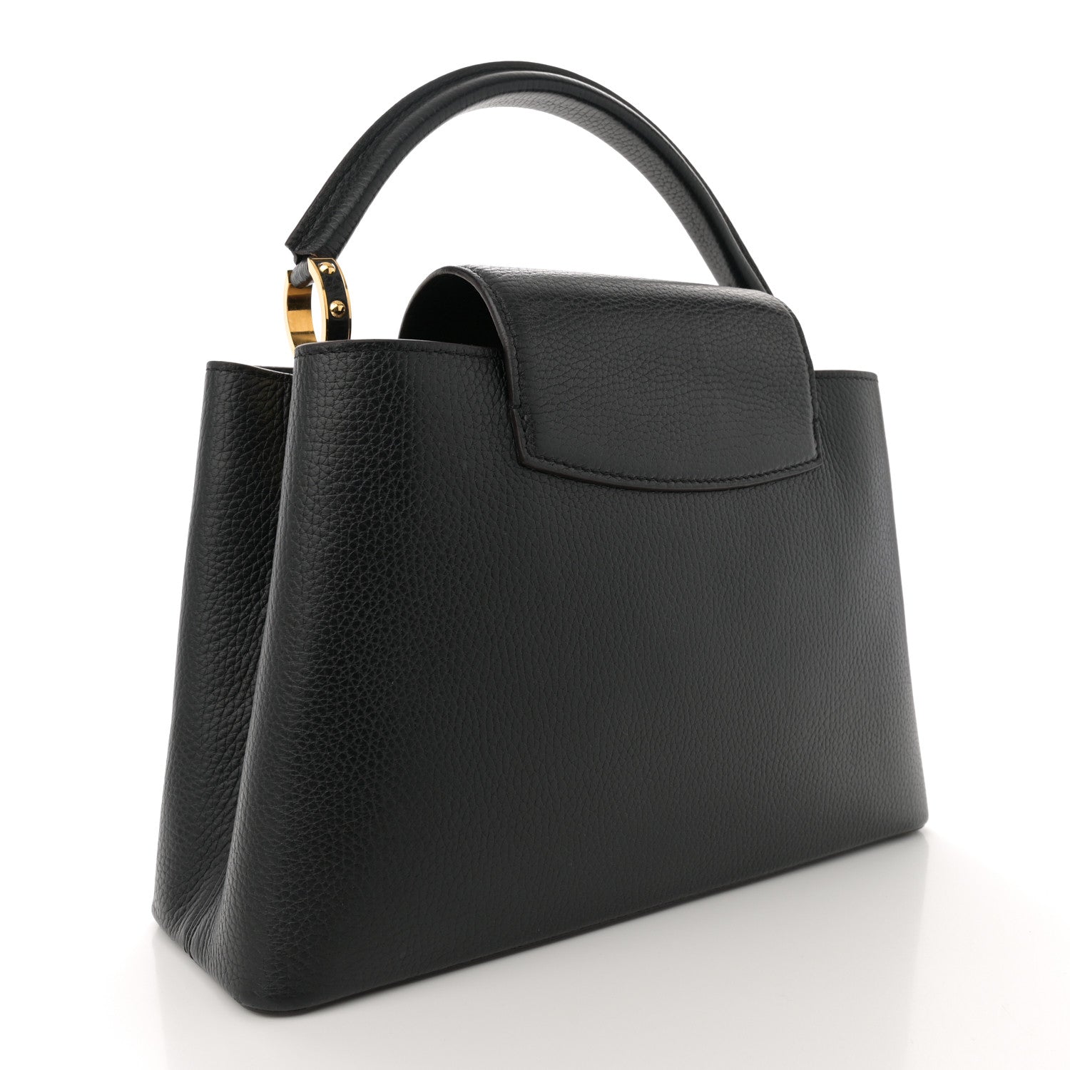 Louis Vuitton Taurillon Capucines PM Black 3 of 11